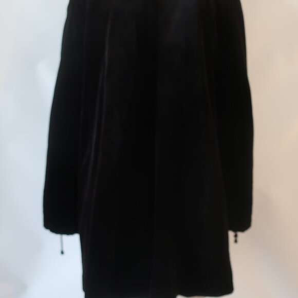 Womens Christie Brothers Black Sheered Mink Jacket L - Picture 9 of 14